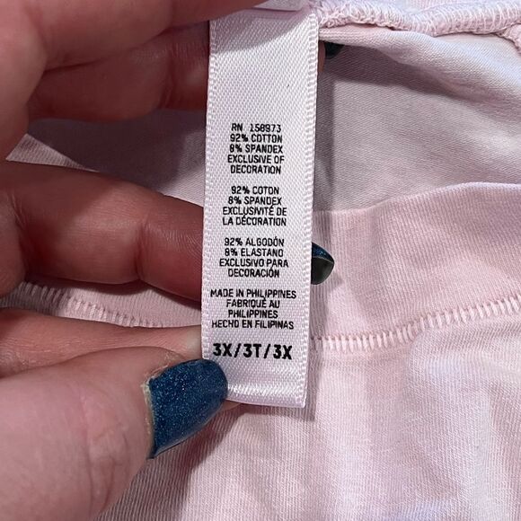 NWT Skims New Vintage Raglan Tank Crewneck Pullover Sleeveless Cherry Blossom 3X - Picture 3 of 4